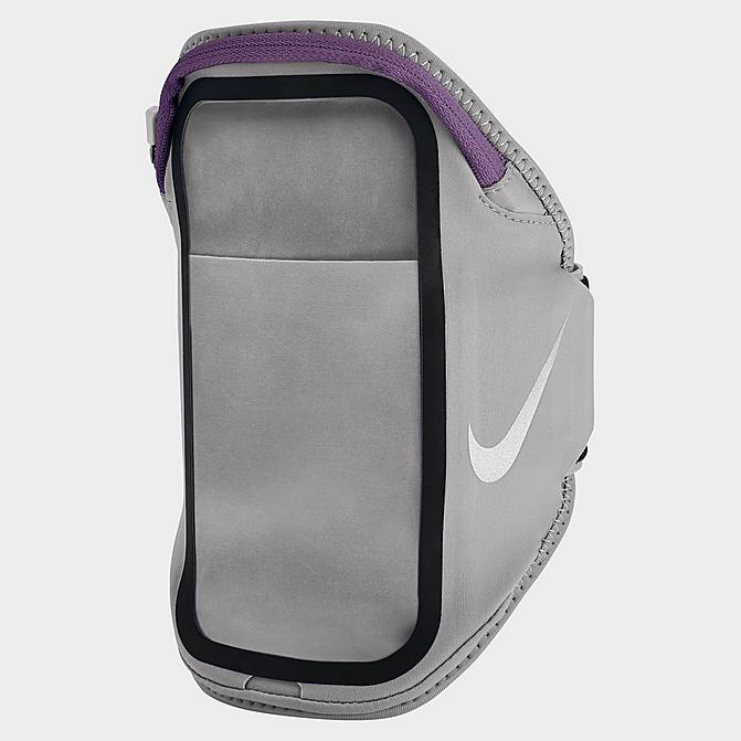 Nike Pocket Arm Band Plus in Grey/Silver Lilac Nylon/Polyester/Spandex