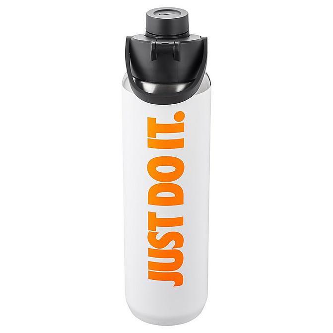 Nike Stainless Steel Graphic Recharge Chug Bottle in White/White Size 24OZ