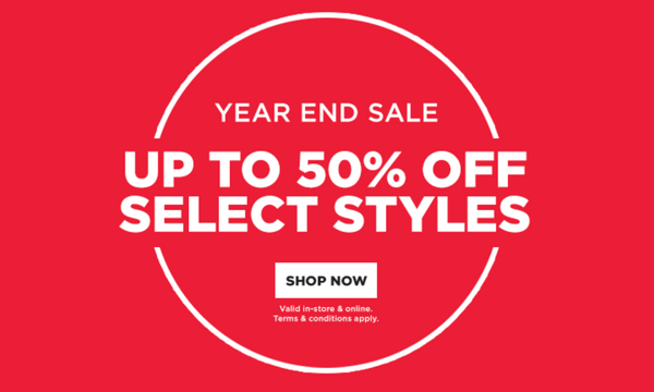 Year End Sale on Name Brand Styles!
