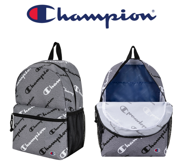 Champion Kids' Youthquake Backpack Grey/Black ONE SIZE