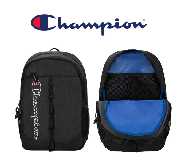 Champion Center Backpack Black ONE SIZE Unisex