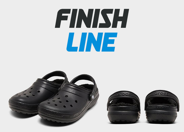 Crocs Classic Lined Clog Shoes in Black/Black
