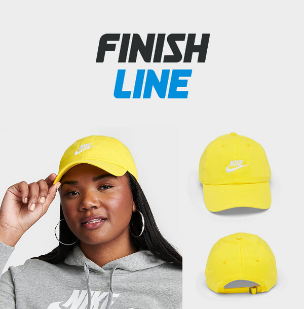 Nike Sportswear Heritage86 Futura Washed Adjustable Back Hat in Yellow/Opti Yellow