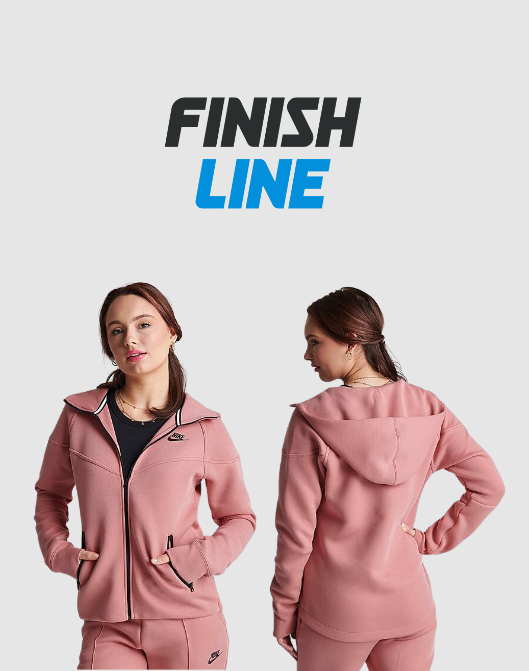 Nike Women's Sportswear Tech Fleece Windrunner Full-Zip Hoodie in Pink/Red Stardust