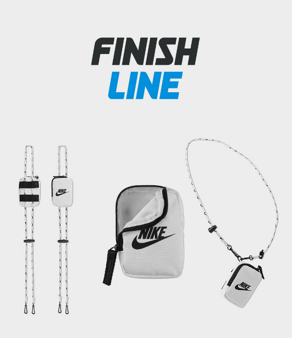 Nike Lanyard Pouch in White/White 100% Polyester