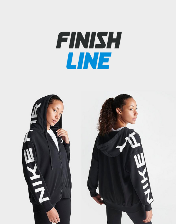 Nike Women's Sportswear Air Fleece Oversized Full-ZIp Hoodie in Black/Black