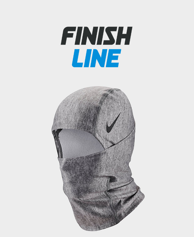 Nike Pro Hyperwarm Hood in Grey/Dark Grey Heather