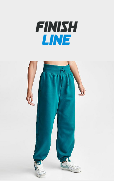 Nike Women's Sportswear Phoenix Fleece Oversized High-Waist Jogger Pants in Green/Geode Teal