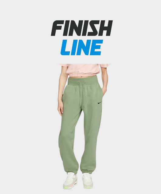 Nike Women's Sportswear Phoenix Fleece Oversized High-Waist Jogger Pants in Green/Oil Green