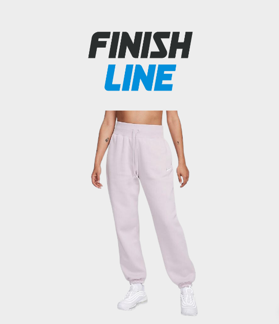 Nike Women's Sportswear Phoenix Fleece Oversized High-Waist Jogger Pants in Pink/Platinum Violet