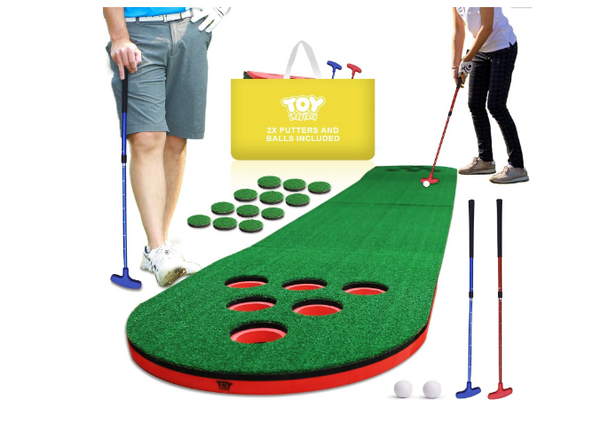 Mini Golf Course, Putter Golf Pong, Golf Game, Putting Green Indoor, Golf Putting Mat, Golf Stuff, Miniature Golf, Putting Matt for Indoors, Golf Mats Practice Indoor, Mini Golf Obstacles