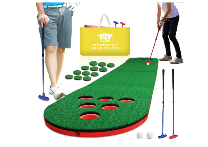 Mini Golf Course, Putter Golf Pong, Golf Game, Putting Green Indoor, Golf Putting Mat, Golf Stuff, Miniature Golf, Putting Matt for Indoors, Golf Mats Practice Indoor, Mini Golf Obstacles