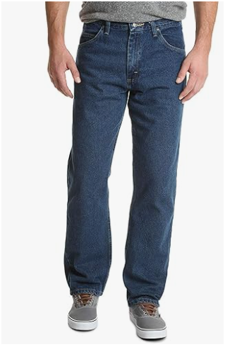 Wrangler Men's Classic 5-Pocket Relaxed Fit Cotton Jean