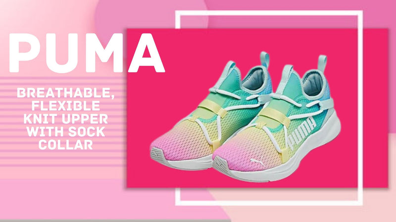 PUMA   Girls' Big Kids' Rainbow Rift Slip-On Casual Shoes