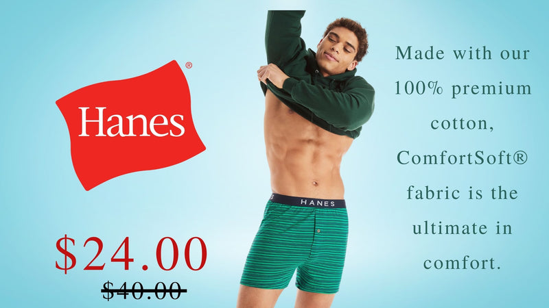 Hanes Ultimate® Men's ComfortSoft® Knit Boxers 5-Pack