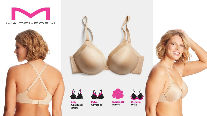 Everyday Full Coverage Cushioned Underwire Bra