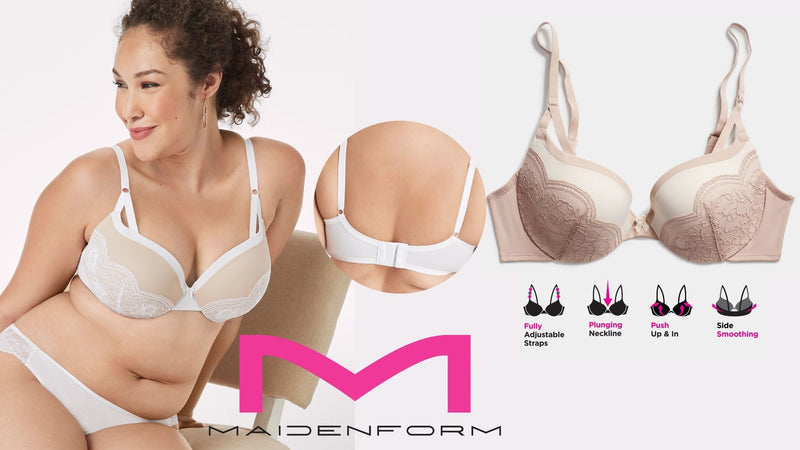 Maidenform | Push Up & In Underwire Bra