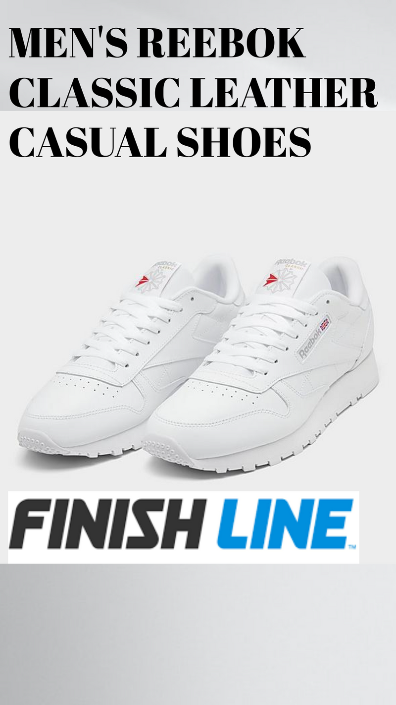 MEN'S REEBOK CLASSIC LEATHER CASUAL SHOES