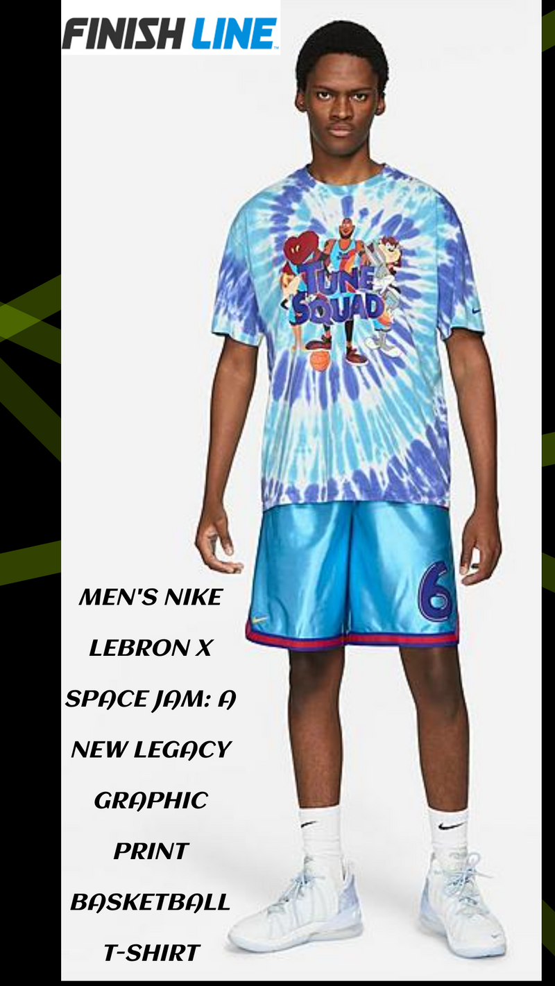 MEN'S NIKE LEBRON X SPACE JAM: A NEW LEGACY GRAPHIC PRINT BASKETBALL T-SHIRT