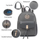 MKP Women Nylon Mini Backpack Handbags Lightweight Anti-theft Travel School Bags