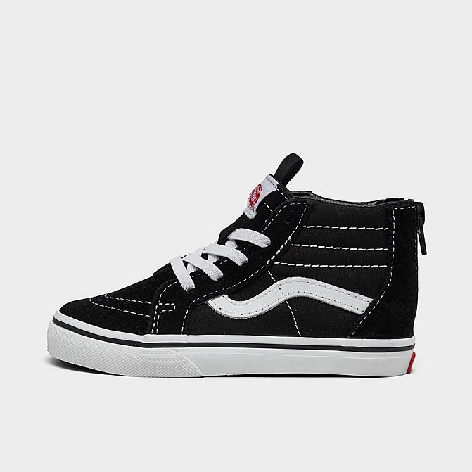 Vans Kids' Toddler Sk8-Hi Zip Casual Shoes in Black/Black