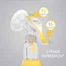 Medela Harmony Manual Breast Pump with PersonalFit Flex Breast Shield, 6 Piece Set