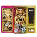 Rainbow High Slumber Party Marisa Golding Gold Fashion Doll Playset, 10 Pieces