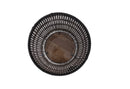 Better Homes & Gardens Black Round Resin Planter & Stand Set with Wood Legs