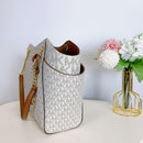 Michael Kors Jet Set Travel Large Logo Tote - Vanilla