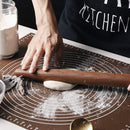 Muso Wood Decorative French Rolling Pins for Baking, (Walnut 15-3/4 Inch)
