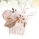 OUNONA Combs Rhinestone Hair Side Wedding Hairpin Pearlteeth Headdress