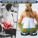 EcoNour Gel Seat Cushion for Pressure Relief | Seat Cushions for Tailbone Pain Relief and Back Pain | Coccyx Cushion for Sitting (Black)