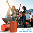 Portable Bluetooth Speakers, Wireless IPX7 Waterproof Outdoor Speaker with Bluetooth 5.0, Dual Pairing,50ft Bluetooth Range