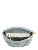Madden NYC Women's Chain Pocket Fanny Pack with Pouch, Denim