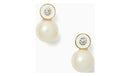 Kate Spade New York Earrings Pearly Delight Large Studs Cream/Gold