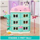 Gabby's Dollhouse, Purrfect Dollhouse 2-Foot Tall Playset with Sounds, 15 Pieces