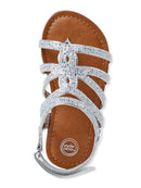 Shop Wonder Nation Toddler Girls Rhinestone Sandal - Great Prices Await