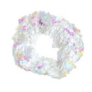 Enchante Accessories Girls' Sequin & Faux Fur Cat Ear Hair Scrunchie Hair Ties, 4 Count