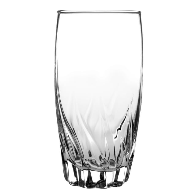Mainstays Radiant Glass Drinkware Set, 16 Piece Set, 16 Ounce & 12 Ounce