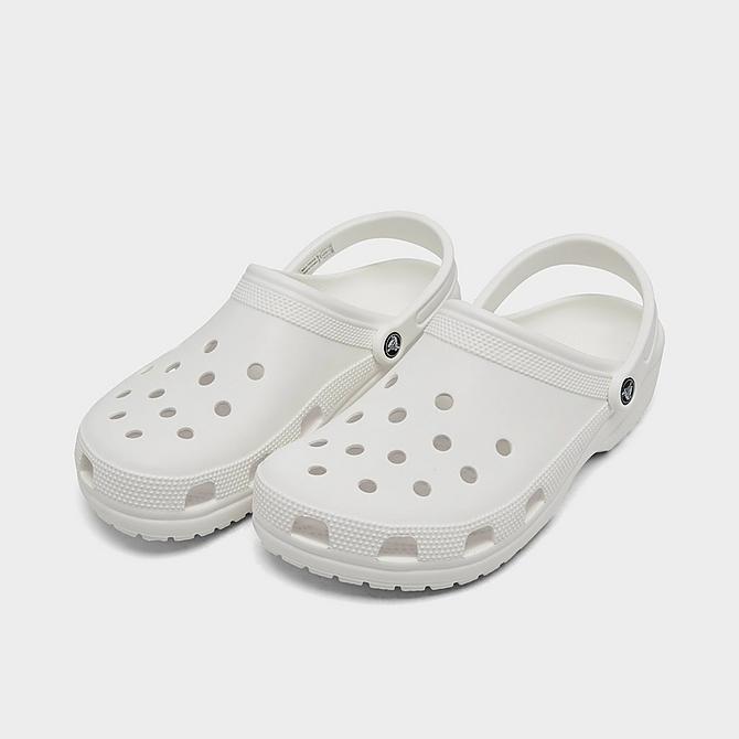 Crocs Unisex Classic Clog Shoes (Men's Sizing) in White/White