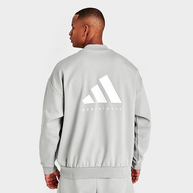 ADIDAS BASKETBALL FLEECE CREWNECK SWEATSHIRT