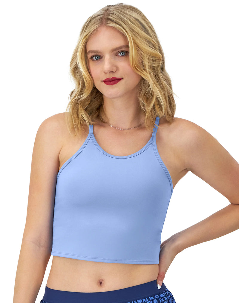 Soft Touch Longline Cami with Shelf Bra, C Logo