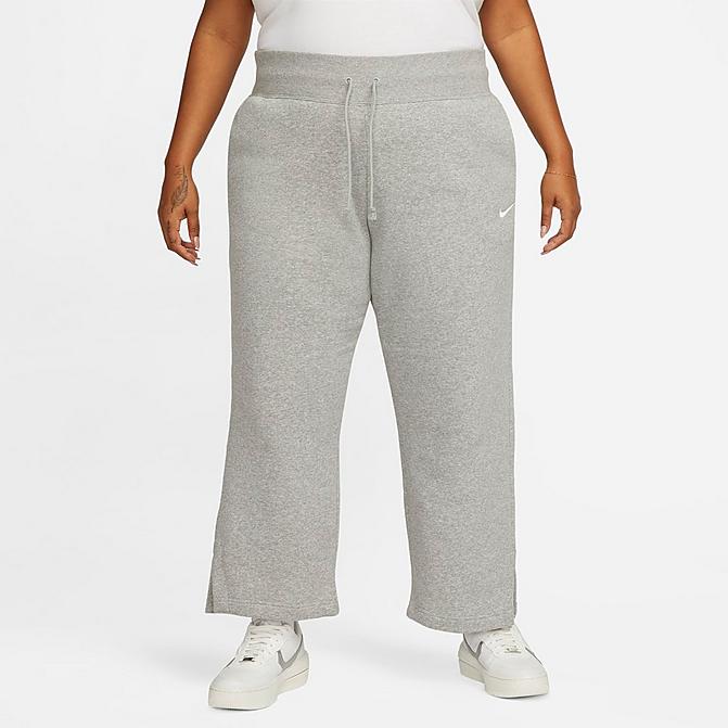 WOMEN'S NIKE SPORTSWEAR PHOENIX FLEECE HIGH-WAISTED WIDE-LEG SWEATPANTS (PLUS SIZE)