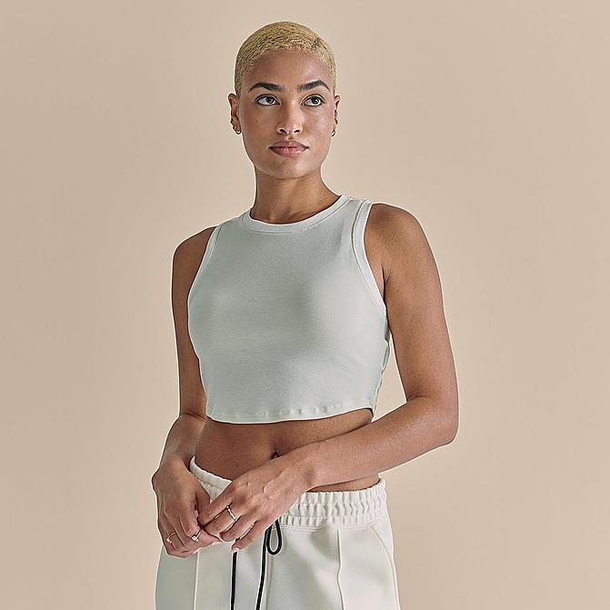 WOMEN'S NIKE SPORTSWEAR ESSENTIALS RIBBED CROPPED TANK