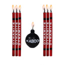Way to Celebrate! Boom Dynamic Birthday Candles, Assorted Colors, 7 Pieces
