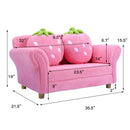 BL/PI Kids Strawberry Armrest Chair Sofa