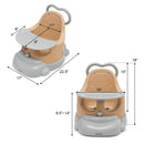 6-in-1 Convertible Baby Booster Seat with Tray Wheels