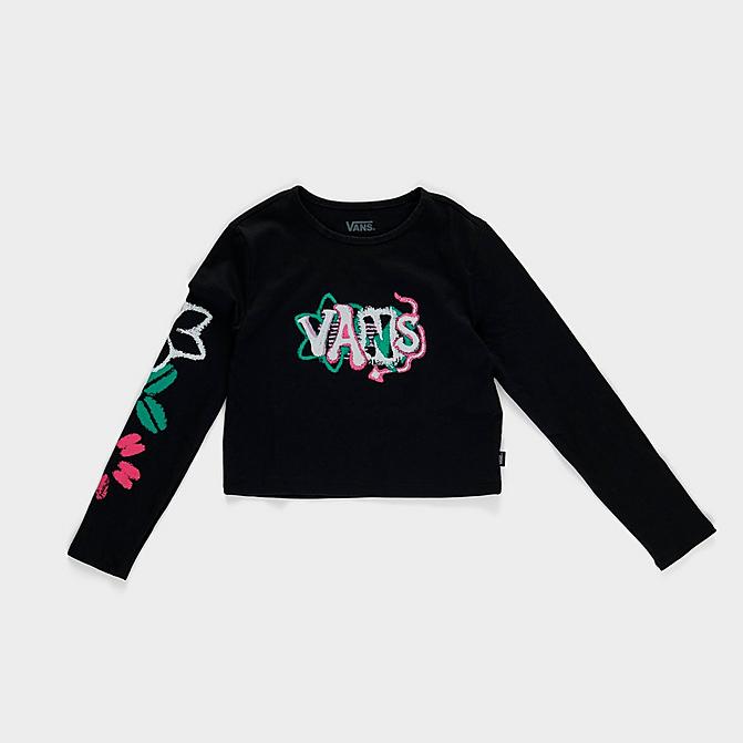 GIRLS' VANS SIDEWALK FLORAL LONG-SLEEVE T-SHIRT