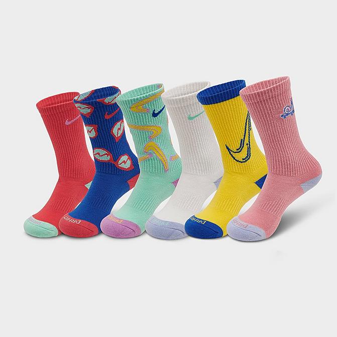 YOUTH NIKE EVERYDAY MIX MATCH CREW SOCKS (3-PACK)