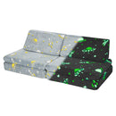 6 PCS Kids Play Couch with 4 Base Cushions and 2 Backrest Cushions